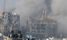 Une frappe israélienne à Gaza