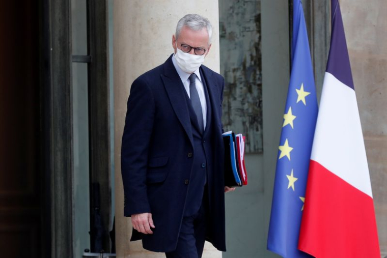 FRANCE: LE PIB VA SE CONTRACTER DE 11% EN 2020, SELON BRUNO LE MAIRE
