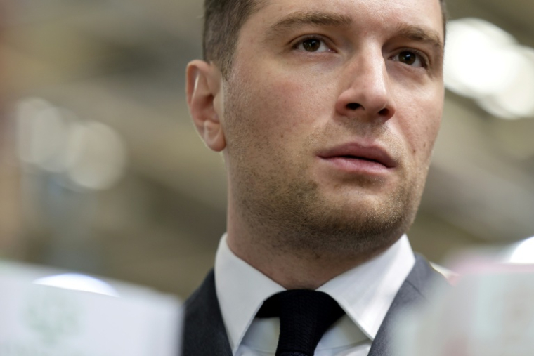 Le président du Rassemblement National Jordan Bardella le 26 février 2026, à Paris ( AFP / Ludovic MARIN )