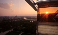 Paris au coucher du soleil
