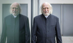 Laszlo Krasznahorkai à Salzburg, en Autriche, le 26 juin 2021 ( APA / Leo NEUMAYR )