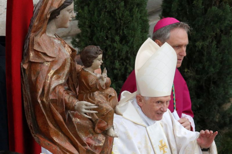 Photo d'archives du pape émérite Benoît XVI, prédécesseur du pape François