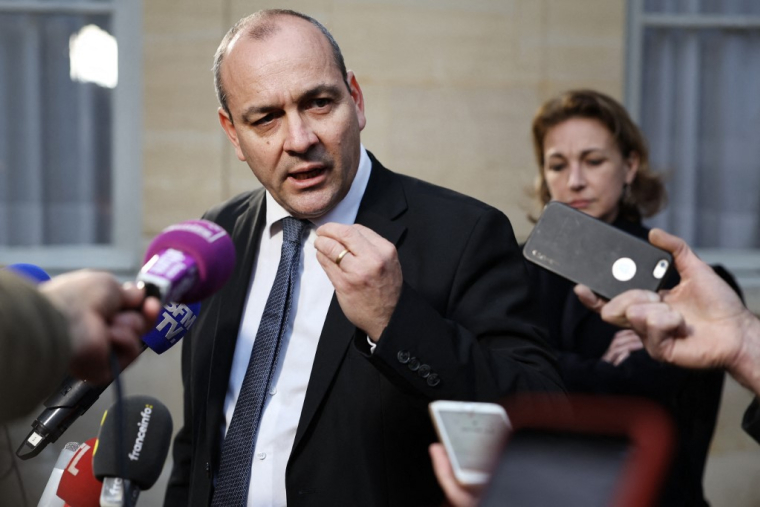 Laurent Berger à Paris, le 3 janvier 2023. ( AFP / THOMAS SAMSON )