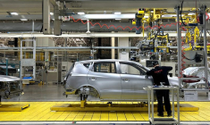 Une chaîne de montage, en Chine