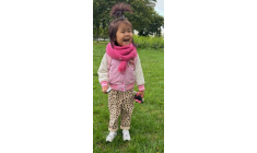 La fillette prénomée Khulsen, enlevée le 6 octobre 2025 a environ 21H40 à Alençon. Photo fournie par le ministère de l'Intérieur ( French Interior Ministry / Handout )