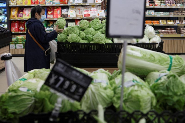 Un supermarché à Pékin
