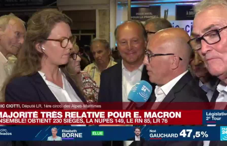 Législatives : "Nous gagnons dans la clarté", Eric Ciotti annonce sa réélection