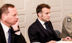 Le président français Emmanuel Macron