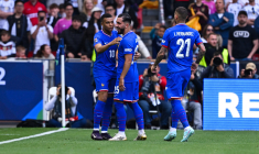 La France croque l'Allemagne et la médaille en chocolat