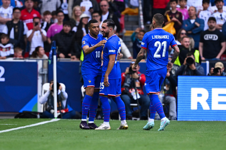 La France croque l'Allemagne et la médaille en chocolat