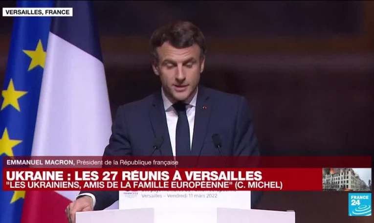 REPLAY : Macron prévient que de nouvelles "sanctions massives" seront prises si la guerre en Ukraine continue