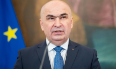Ilie Bolojan, Premier ministre de la Roumanie, en conférence de presse à Vienne, le 4 décembre 2025 ( APA / GEORG HOCHMUTH )
