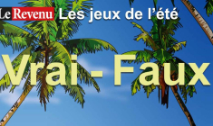 Le Revenu vous fait réviser avec son vrai / faux sur vos placements. (© Le Revenu)