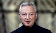 Bruno Le Maire, le 16 janvier 2023, à Bruxelles ( AFP / Kenzo TRIBOUILLARD )