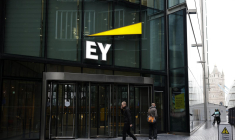 Bureaux d'EY à Londres ( AFP / TOLGA AKMEN )