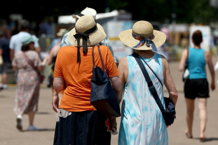 La France a connu des températures supérieures à 35°C sous l'effet de la première vague de chaleur de l'été ( AFP / ROMAIN PERROCHEAU )