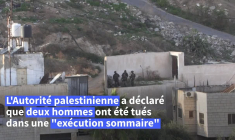 Cisjordanie: des soldats israéliens tirent sur des Palestiniens semblant se rendre