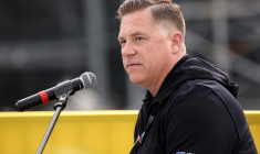 Tim Kuniskis à Brooklyn, aux États-Unis, le 8 juin 2025. ( GETTY IMAGES NORTH AMERICA / MEG OLIPHANT )