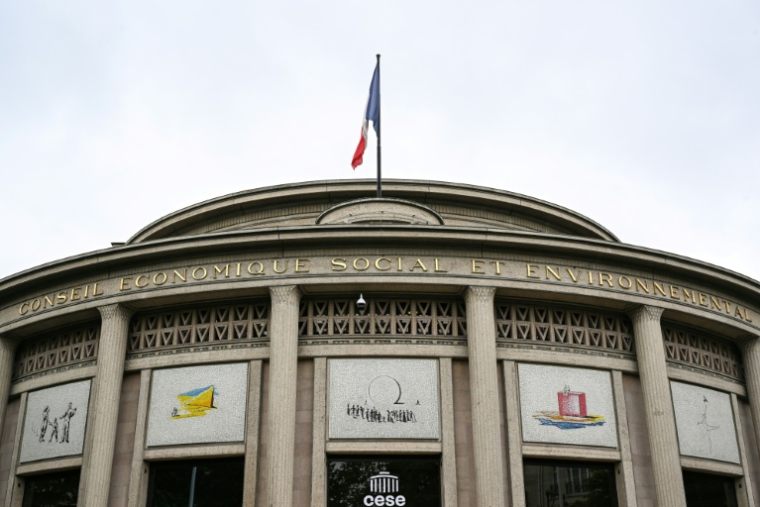 Le bâtiment du Conseil économique, social et environnemental (Cese) au Palais d'Iéna à Paris, le 28 mai 2025 ( AFP / Hugo MATHY )