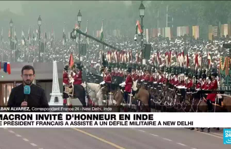 Emmanuel Macron en Inde : une visite d'Etat en pleine campagne