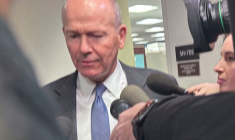 Photo d'archives du directeur général de Boeing, Dave Calhoun