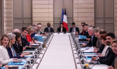 Le Conseil des ministres à Paris, le 23 septembre 2024. ( POOL / CHRISTOPHE ENA )