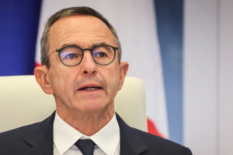 Bruno Retailleau le 18 septembre 2025, à Paris ( AFP / Ludovic MARIN )