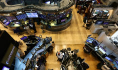 La Bourse de New York, le 27 mai 2025. ( AFP / TIMOTHY A. CLARY )