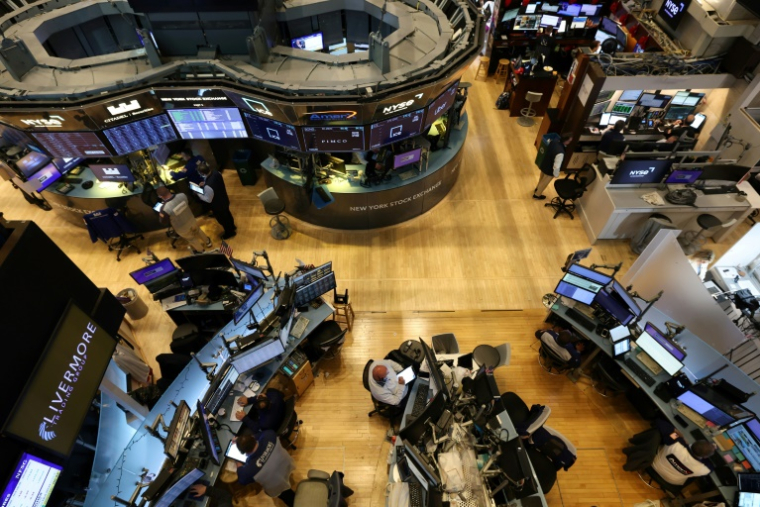 La Bourse de New York, le 27 mai 2025. ( AFP / TIMOTHY A. CLARY )