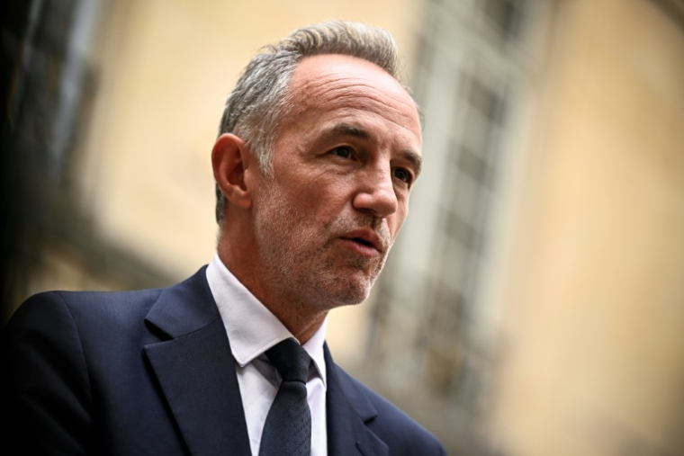 Le maire de Paris Emmanuel Grégoire, le 1er juillet 2026 à Paris  ( AFP / JULIEN DE ROSA )