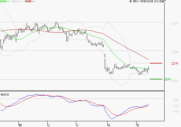 IMERYS : Attendre un test du support