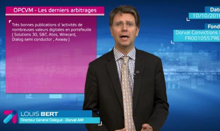 DORVAL Asset Management : Les derniers arbitrages - Dorval Convictions P FR0010557967 - octobre 2016