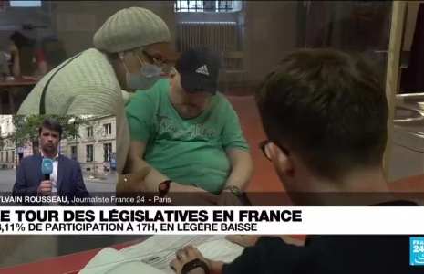 Législatives en France : 38,11 % de participation à 17 heures