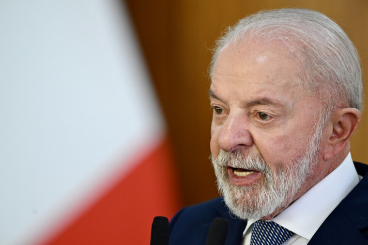 Le président brésilien Luiz Inacio Lula da Silva à Brasilia le 28 août 2025. ( AFP / EVARISTO SA )