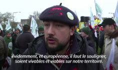 Mercosur: forte mobilisation d'agriculteurs européens à Strasbourg