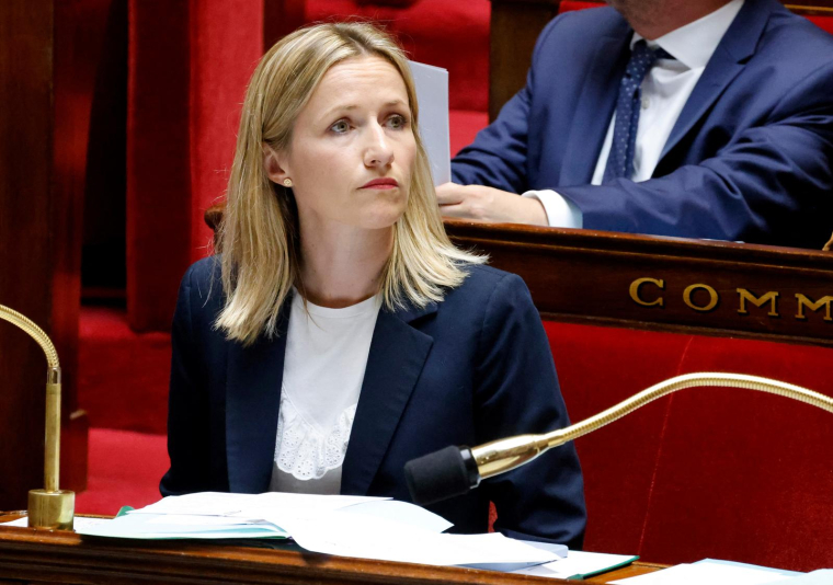 La secrétaire d'Etat chargée de l'Ecologie Bérangère Couillard à Paris le 20 juin. ( AFP / LUDOVIC MARIN )