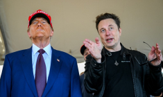 Donald Trump et Elon Musk à Brownsville, aux États-Unis, le 19 novembre 2024. ( GETTY IMAGES NORTH AMERICA / BRANDON BELL )