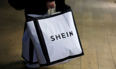 Un sac de courses du géant de la mode éphémère en ligne Shein