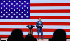 Pete Hegseth lors de son discours à Quantico, Virginie, le 30 septembre 2026 ( POOL / Evan Vucci )