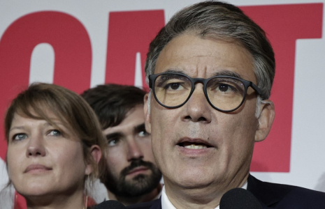 Olivier Faure, le 7 juillet 2024, à Paris ( AFP / STEPHANE DE SAKUTIN )