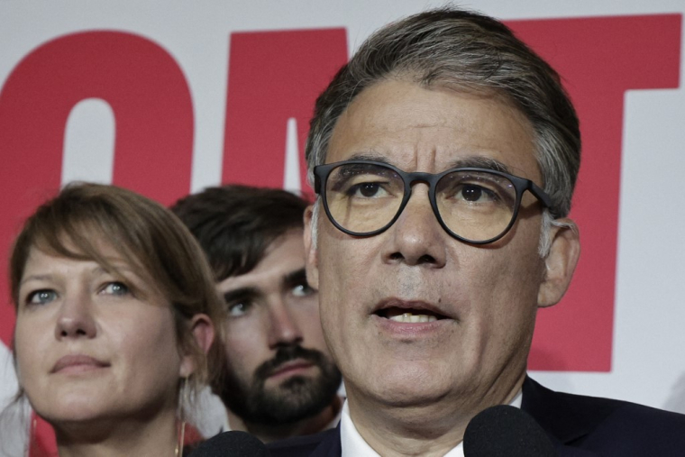 Olivier Faure, le 7 juillet 2024, à Paris ( AFP / STEPHANE DE SAKUTIN )