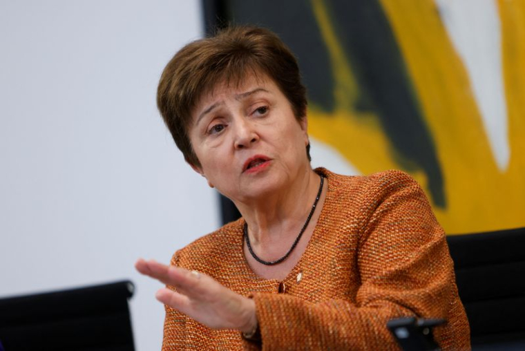 Photo de la directrice générale du Fonds monétaire international (FMI), Kristalina Georgieva