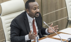 Le Premier ministre éthiopien Abiy Ahmed, le 29 mars 2023 à Addis Abeba ( AFP / Amanuel Sileshi )