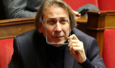 Le député socialiste Jérôme Guedj, le 3 février 2026, à l'Assemblée nationale, à Paris ( AFP / Ludovic MARIN )