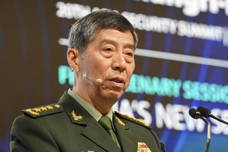 Li Shangfu à Singapour le 4 juin 2023. ( AFP / ROSLAN RAHMAN )