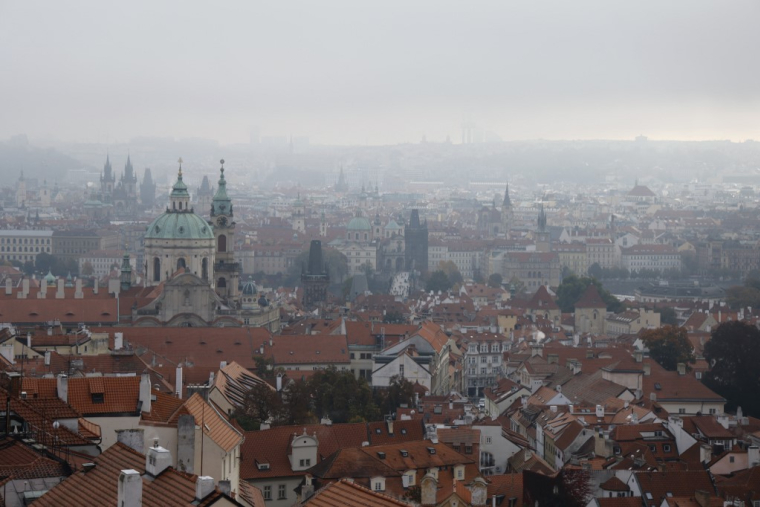 Prague, le 7 octobre 2022. ( AFP / LUDOVIC MARIN )