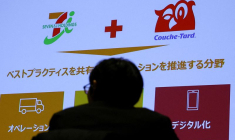 Les logos de Couche-Tard et Seven & i