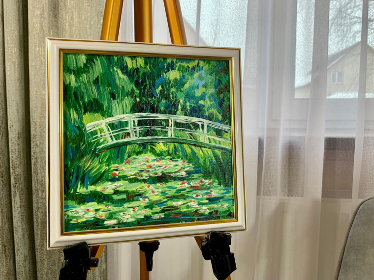 Grâce aux sites spécialisés dans les reprographies, vous pouvez avoir une œuvre d’art impressionniste sur votre mur. ( crédit photo : Shutterstock )