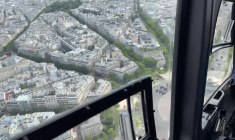 14-Juillet: vues aériennes à bord d'un hélicoptère de la gendarmerie