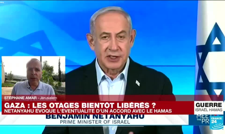 Otages du Hamas : Netanyahu évoque l'éventualité d'un accord pour une libération des personnes âgées et d'enfants